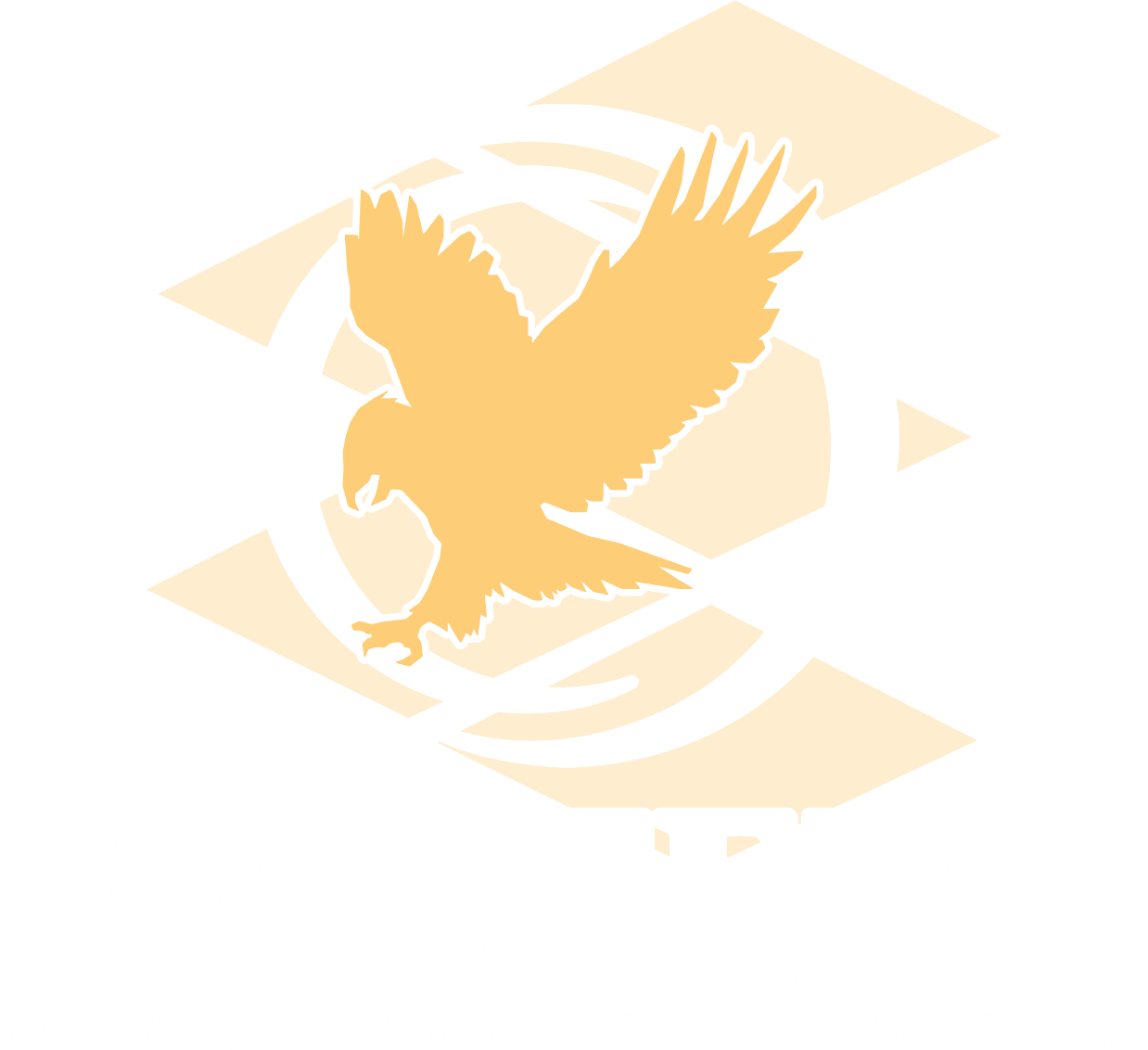 Yellow and White Eastern WVCTC logo